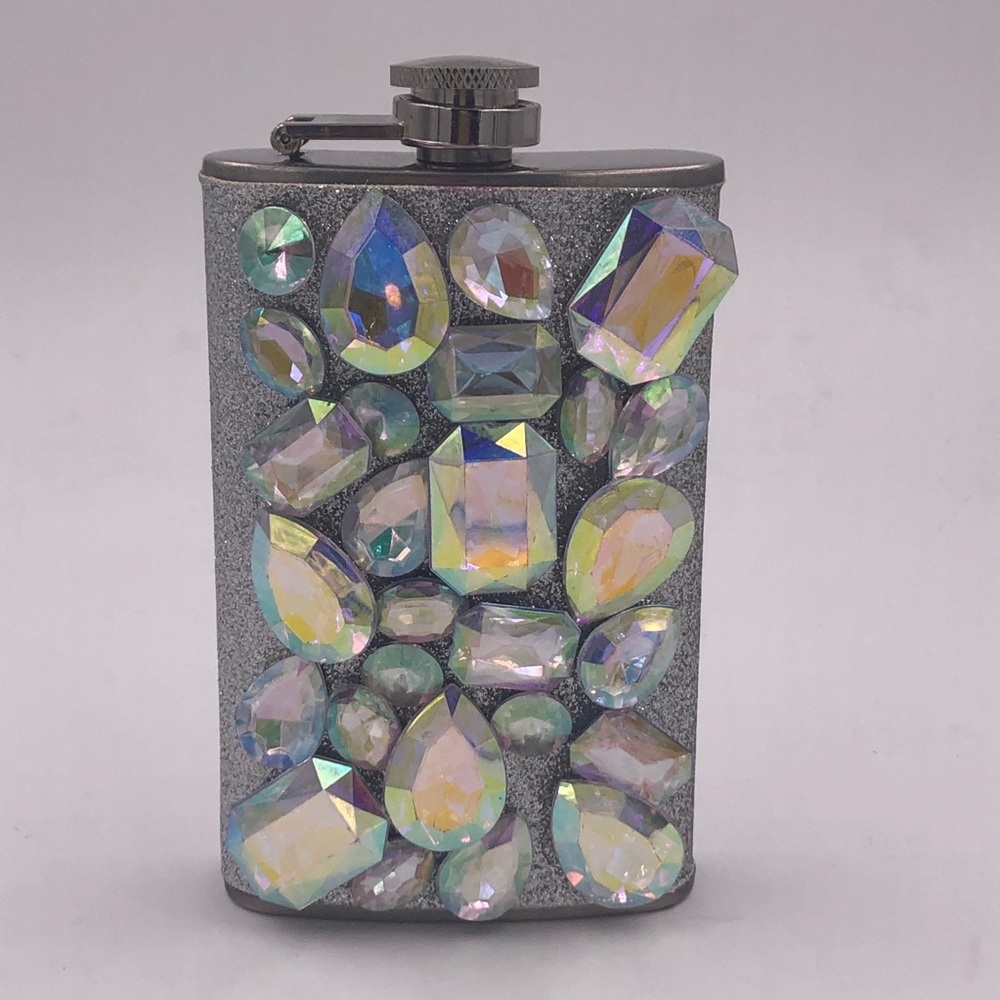 Rhinestone Sparkle covered Flask